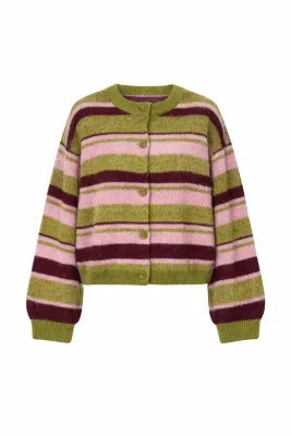 Cardigan / gilet - ADA - groen/bruin Cardigan / gilet - ADA - groen/bruin