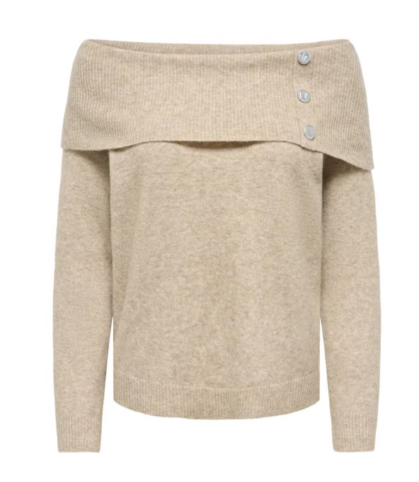 Trui off shoulder - ALIANA - ecru Trui off shoulder - ALIANA - ecru