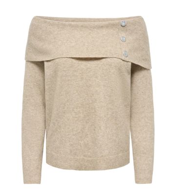 Trui off shoulder - ALIANA - ecru Trui off shoulder - ALIANA - ecru