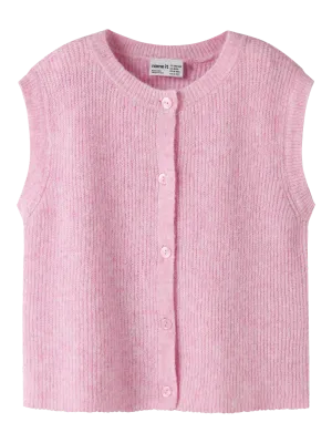 KIDS Losse mouwloze vest - OANJA - roze