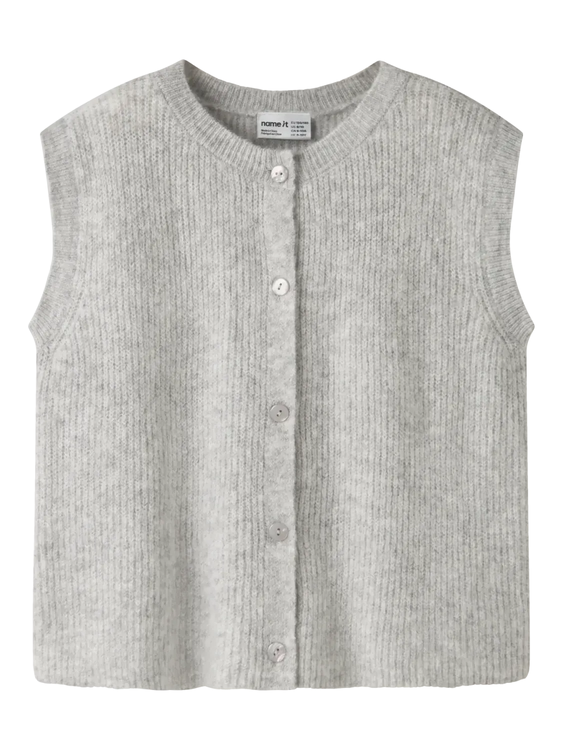 KIDS Losse mouwloze vest - OANJA - grijs KIDS Losse mouwloze vest - OANJA - grijs