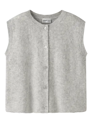 KIDS Losse mouwloze vest - OANJA - grijs KIDS Losse mouwloze vest - OANJA - grijs