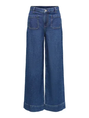 Wijde jeans - VEGA - dark blue denim Wijde jeans - VEGA - dark blue denim
