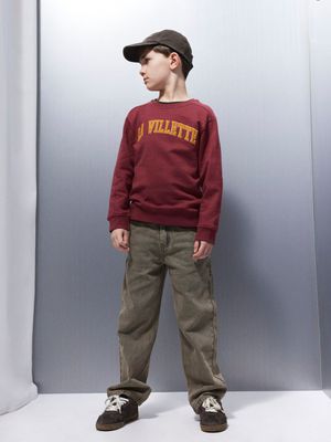 KIDS jeans - RYAN - medium brown denim