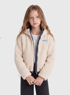 KIDS omkeerbare jas - MARIA - blauw