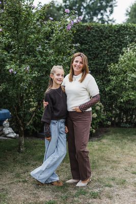 KIDS trui - HOLLY - bruin