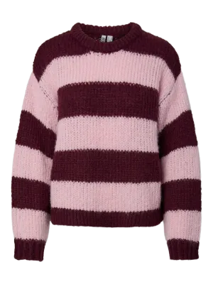 Trui - DORTHEA - roze/bordeaux