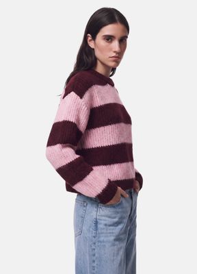 Trui - DORTHEA - roze/bordeaux
