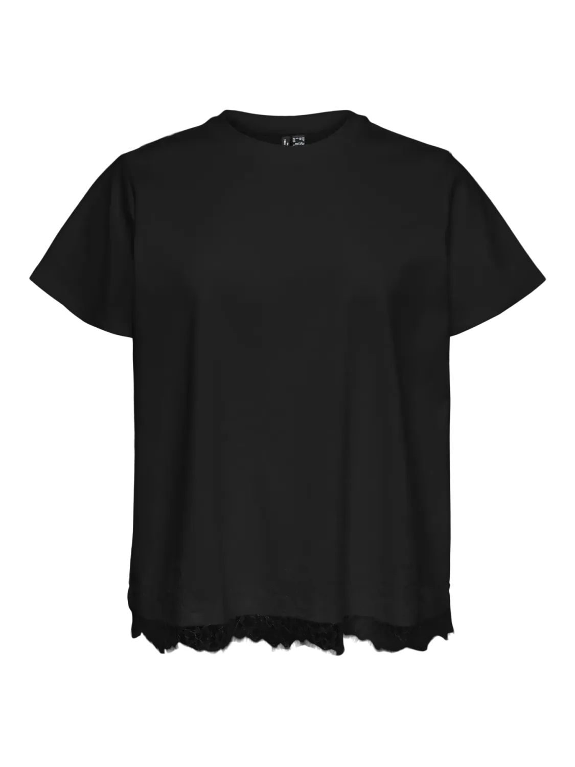 + Top / shirt - SARA METTE - zwart