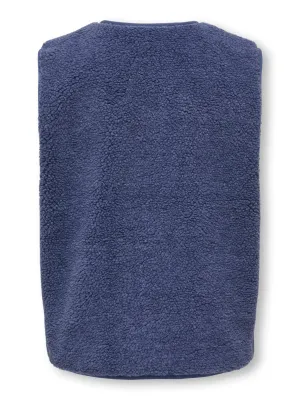 KIDS mouwloze vest met rits - BABY - blauw
