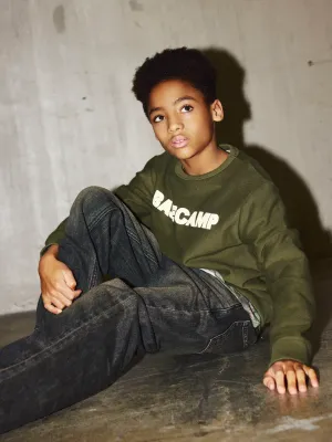 KIDS sweater - OWEN - kaki