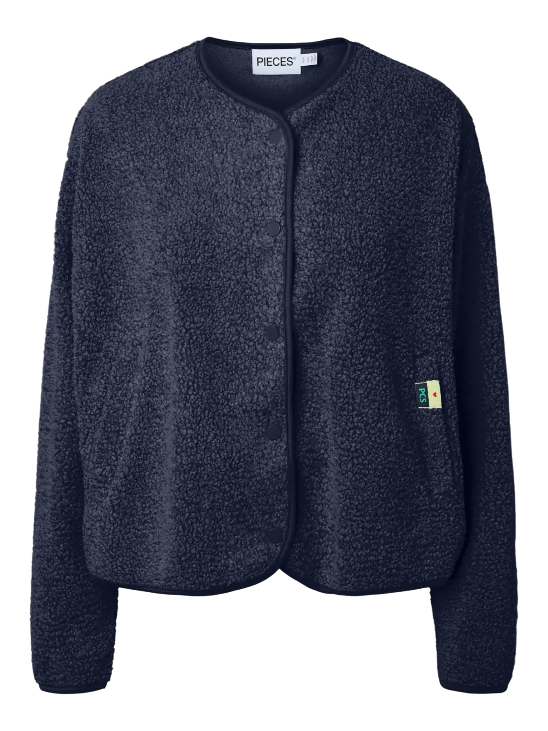 Teddy vest - KATTY - donkerblauw Teddy vest - KATTY - donkerblauw