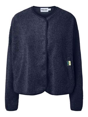 Teddy vest - KATTY - donkerblauw