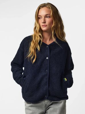 Teddy vest - KATTY - donkerblauw
