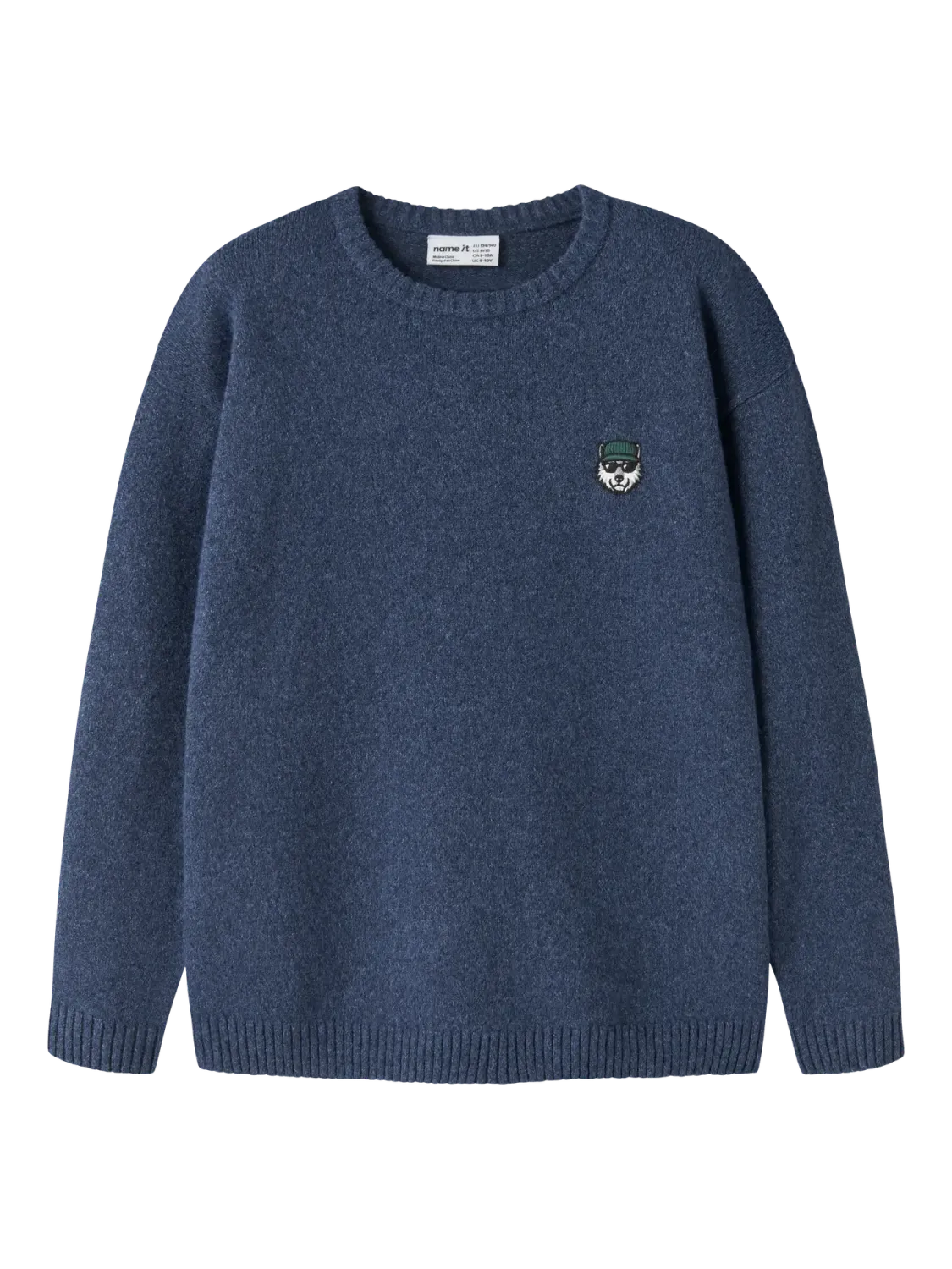 KIDS knit trui - OLEXANDER - blauw