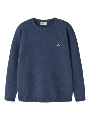 KIDS knit trui - OLEXANDER - blauw