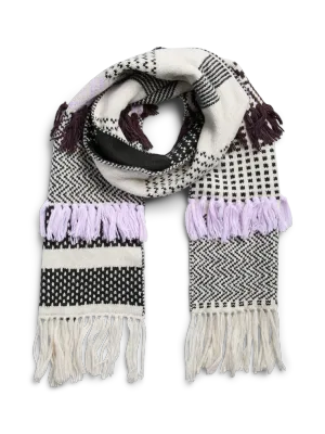 Sjaal - EMILY - wit en lilac paars Sjaal - EMILY - wit en lilac paars