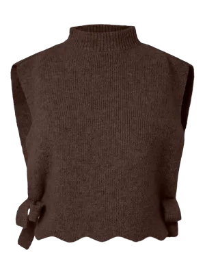 Poncho trui - AUTUMN - bruin