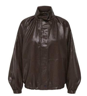 Faux leather jacket - EDITH - bruin Faux leather jacket - EDITH - bruin