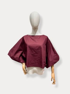 Blouse - JOLLIE - donkerrood