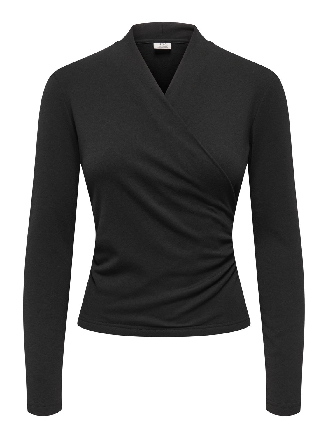 Top / wrap shirt - DAZE - zwart