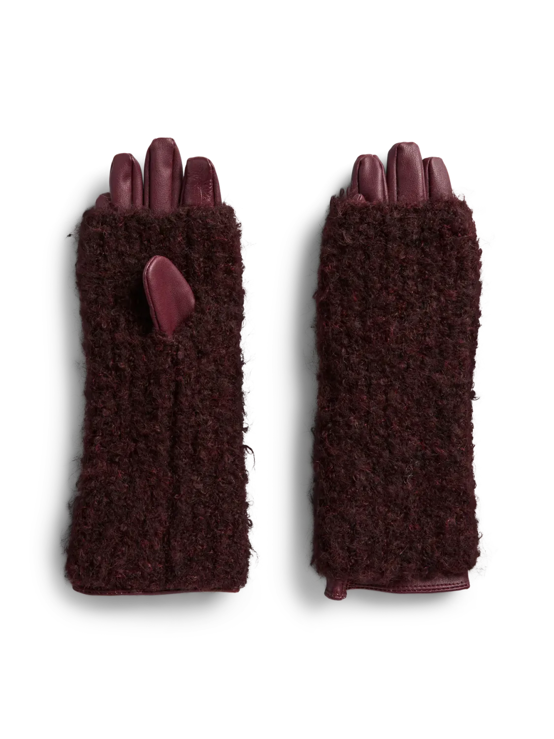 Handschoenen 2 in 1 - ALASKA - bordeaux