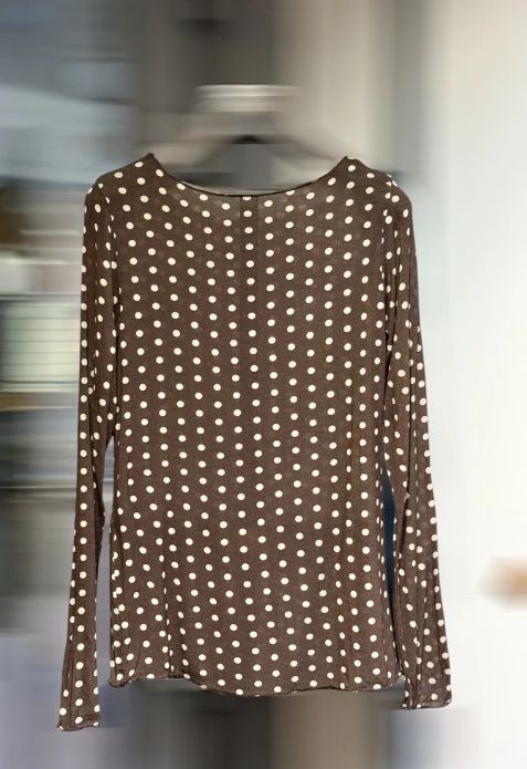 Mesh top - BELLA - bruin