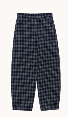 Barrel ruitjes broek - LUMA - blauw Barrel ruitjes broek - LUMA - blauw