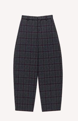 Barrel ruitjes broek - LUMA - bordeaux Barrel ruitjes broek - LUMA - bordeaux