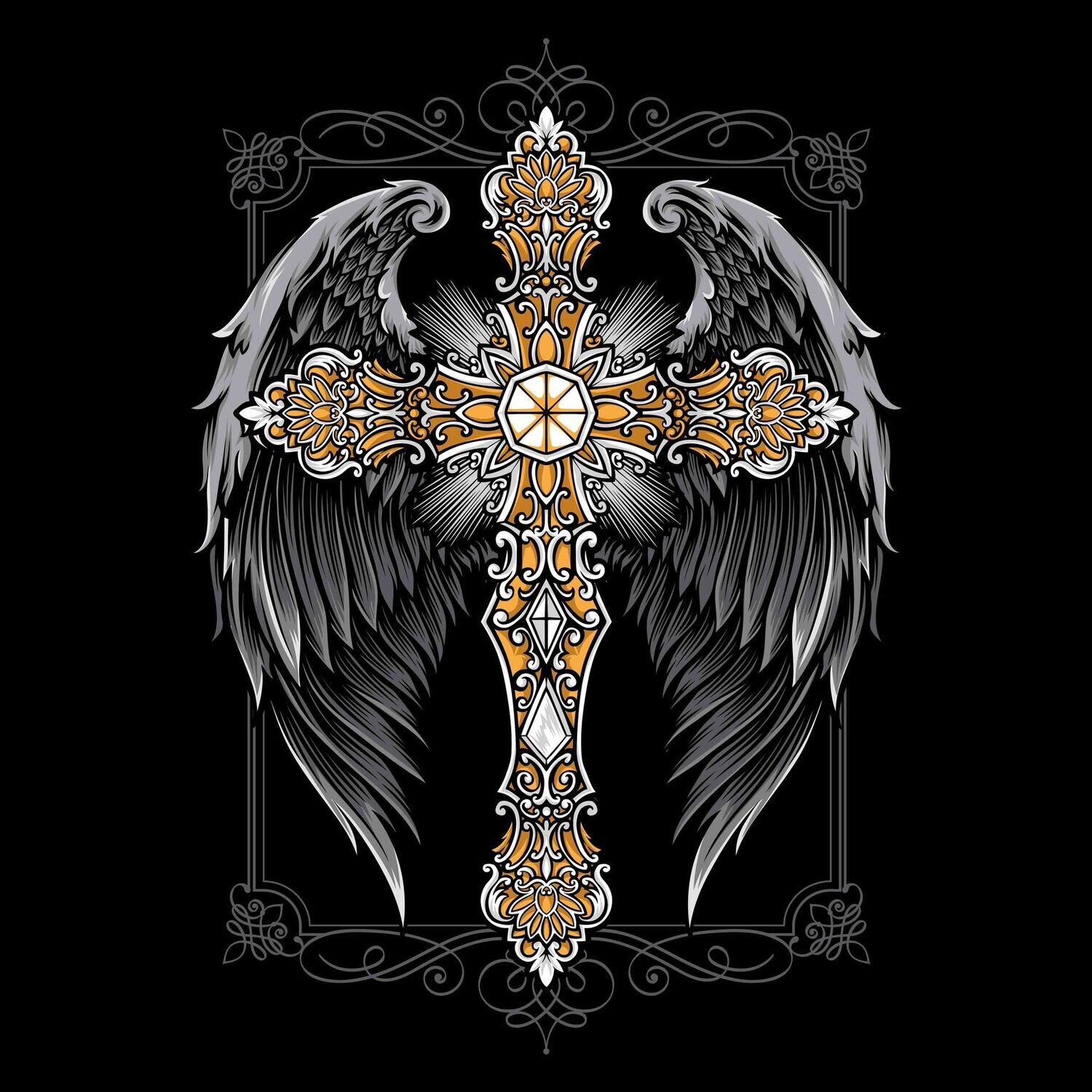 MAGICAL BLACK CROSS 24 -  24 STUNDEN - AUTOMATISCHER SCHUTZ - Lavinia  Sina Szendrei - HANDBUCH IN DEUTSCHER SPRACHE