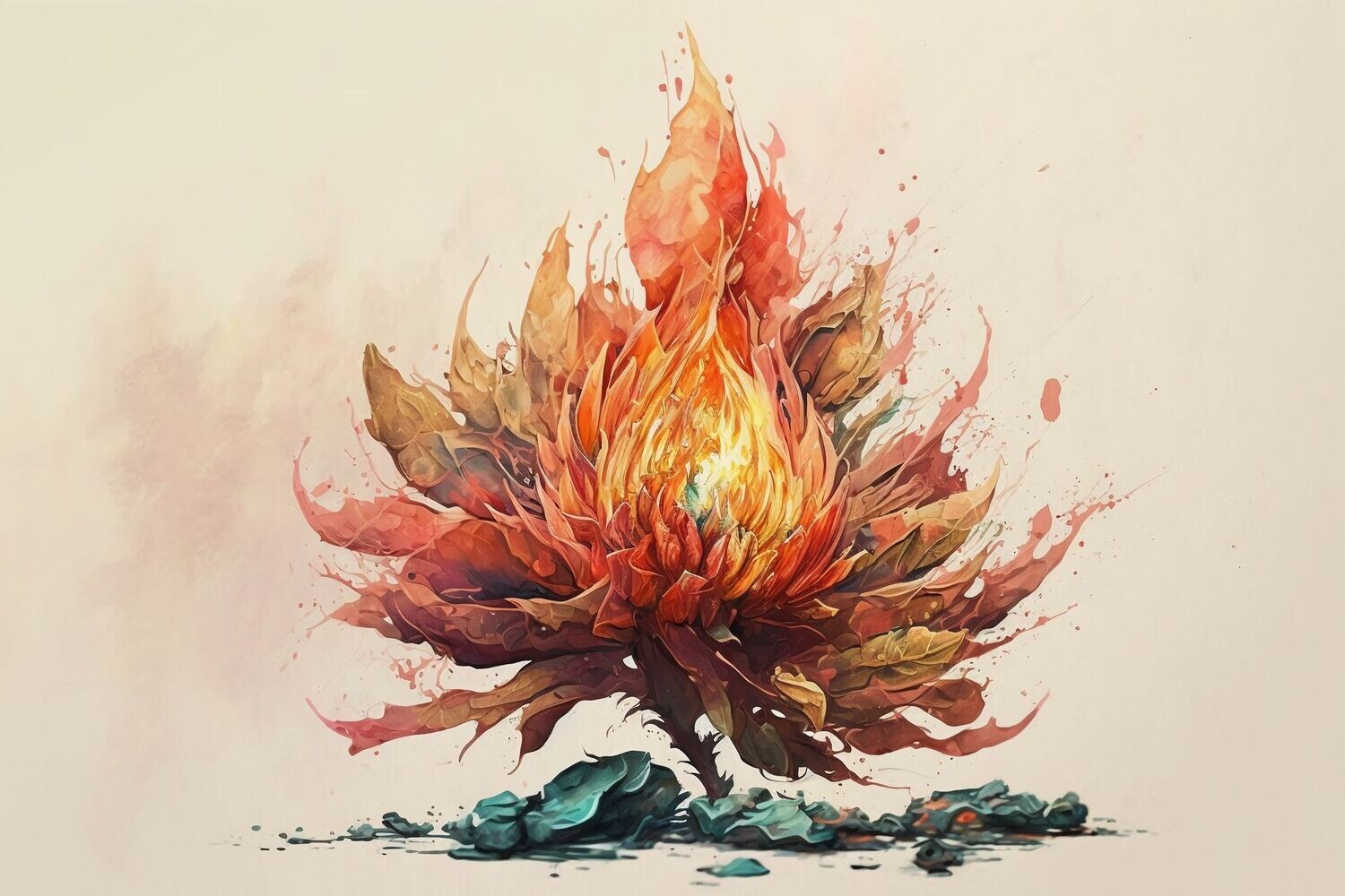 Puspa Geni - The Flower Of Fire - by Hari Andri Winarso - Java