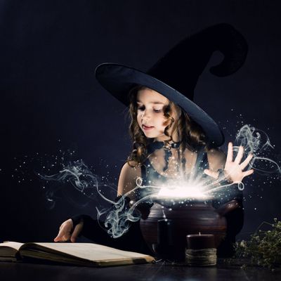 Witch Adina for wishes granting - by Manuela Fasoli - 2024