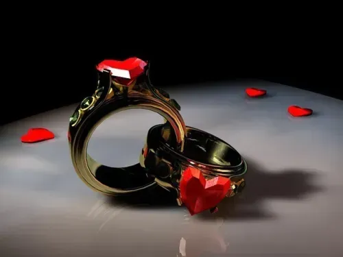 Magischer Liebes-Ring - MAGICK LOVE RING - MANUAL IN ENGLISH OR IN GERMAN