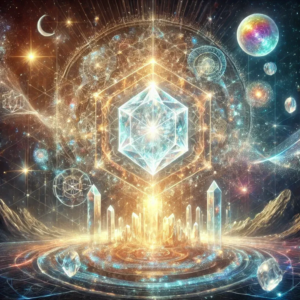 999 crystal matrix  - by Manuela Fasoli - 2023