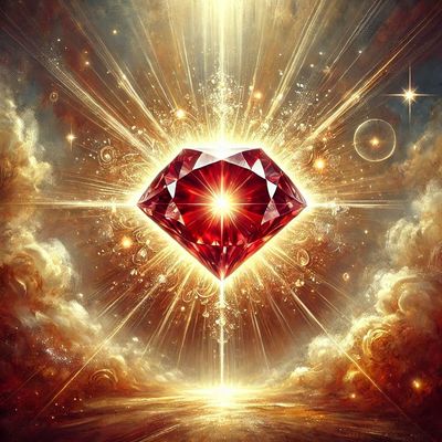Der rubinrot-goldene Diamant von Jesus Christus® – Angelica Saerbeck – 2025 – DE