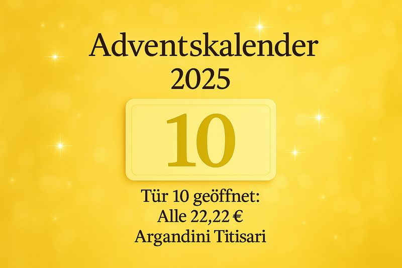 ? Tür 10 – Argandini-Titisari-System nach Wahl (22,22 €)– System nach Wahl ?? Deutsch ODER ?? English