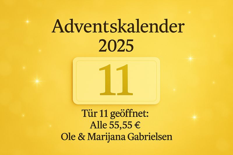 ? Tür 11 – Ole-&-Marijana-Gabrielsen-System nach Wahl (55,55 €) ?? Deutsch ODER ?? Englisch
