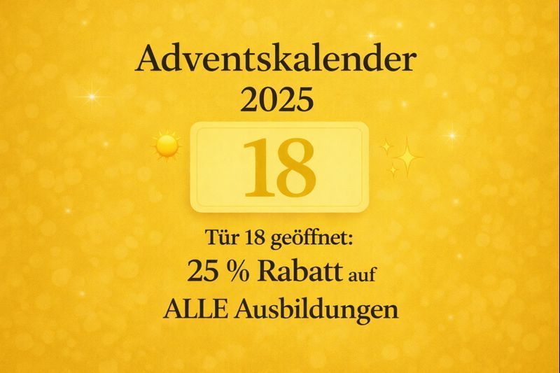 ? Tür 18 – 25 % Rabatt auf alle Ausbildungen ?? Deutsch ? Tür 18 – 25 % Rabatt auf alle Ausbildungen ?? Deutsch