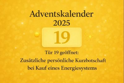 ? Tür 19 – Zusätzliche persönliche Kurzbotschaft  ?? Deutsch ODER ?? English