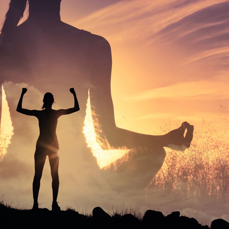 Innerer Frieden- Goldene Aurora - Jalu Wasonoadi - 2018