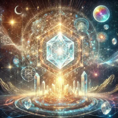 999 crystal matrix  - by Manuela Fasoli - 2023