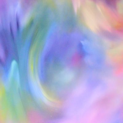 RECONNECTION OF RAINBOW TITANIUM BLUE FLAME - Ramón Martínez López