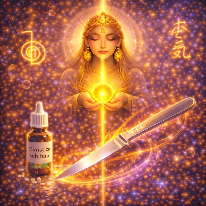 MYRISTICA SEBIFERA ENERGIE 999 - HOMÖOPATHISCHES MESSER - A.Z. Hannael -  ?? Deutsch