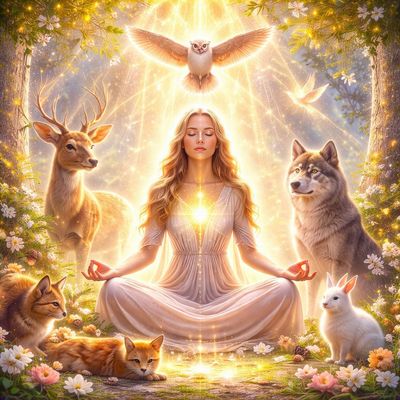 Tiermeditation Meister Ermächtigung  -  Daelyn Wolf - ?? Deutsch ODER ?? English