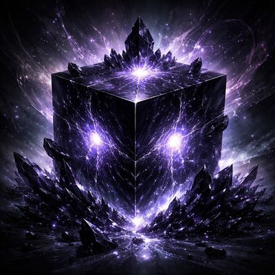 BLACK CRYSTALS CUBE – Lavinia Sina Szendrei