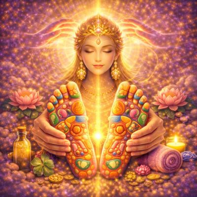 FUSSREFLEXZONEN REIKI - A.Z. Hannael - ?? Deutsch