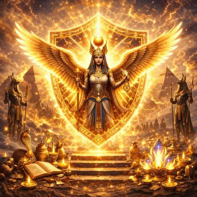 999 Nekhbet Schild Energie - Ferry Puthut Handoko - ?? Deutsch ODER ?? English