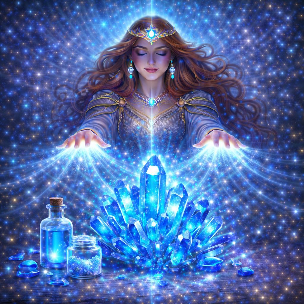 Blauer Kristall Reiki - Blue Crystal Reiki - Ekaterina Fedosova - ?? Deutsch ODER ?? English