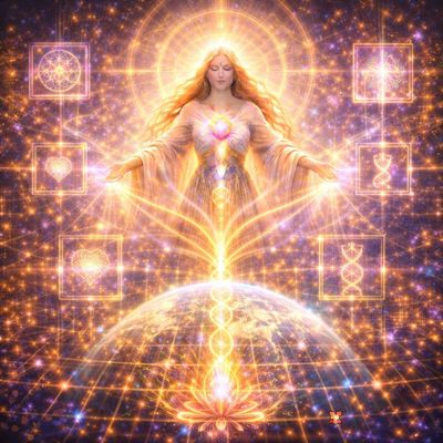 Göttliches Blaupausen-Rückholgitter – by KP. Hari Andri Winarso Wartonagoro (2025) - ?? English