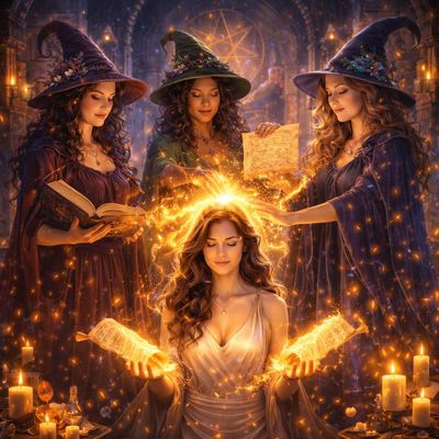 Ich empfange die Kräfte und hohen Verträge der Hohen Hexen – by Manuela Fasoli (2025) - ?? English